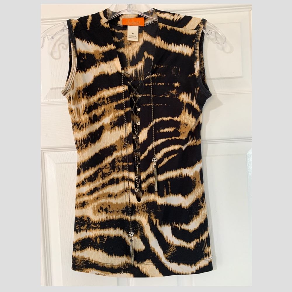 Savee cuture -Leopard  sexy Top